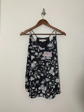 Loft Lined Cami Tank Top - Gray S